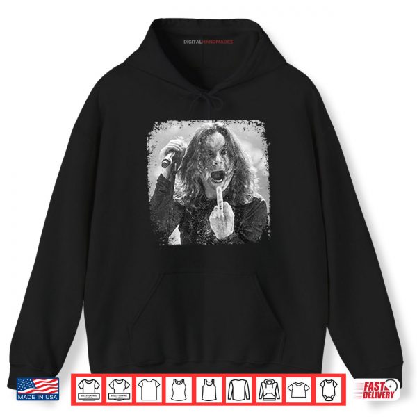 Hoodie Ozzy Osbourne Middle Finger Shirt