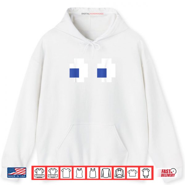 Hoodie Retro Arcade Game Ghost Shirt
