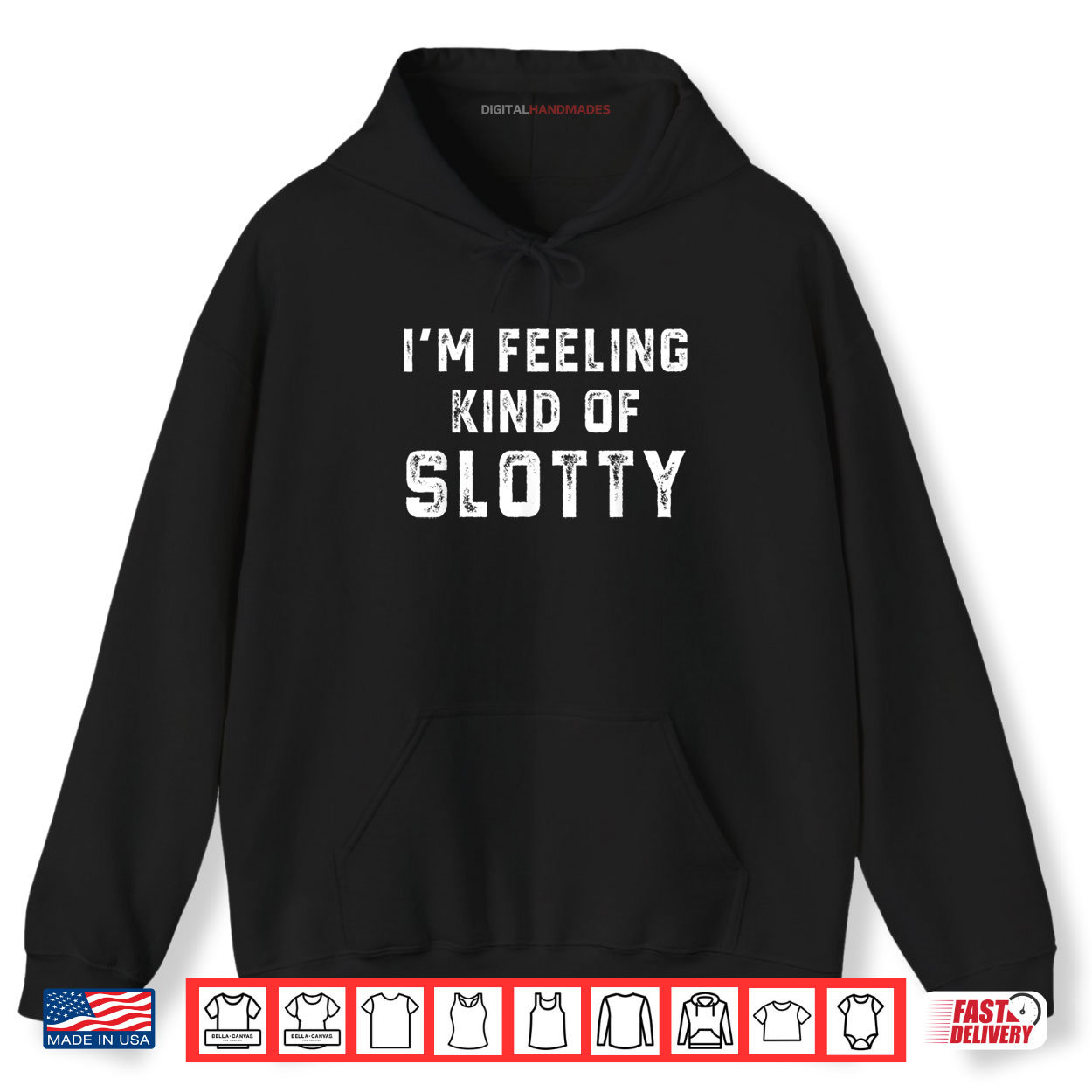 Retro I’m Feeling Just A Little Slotty Funny Shirt Retro I’m Feeling Just A Little Slotty Funny Shirt