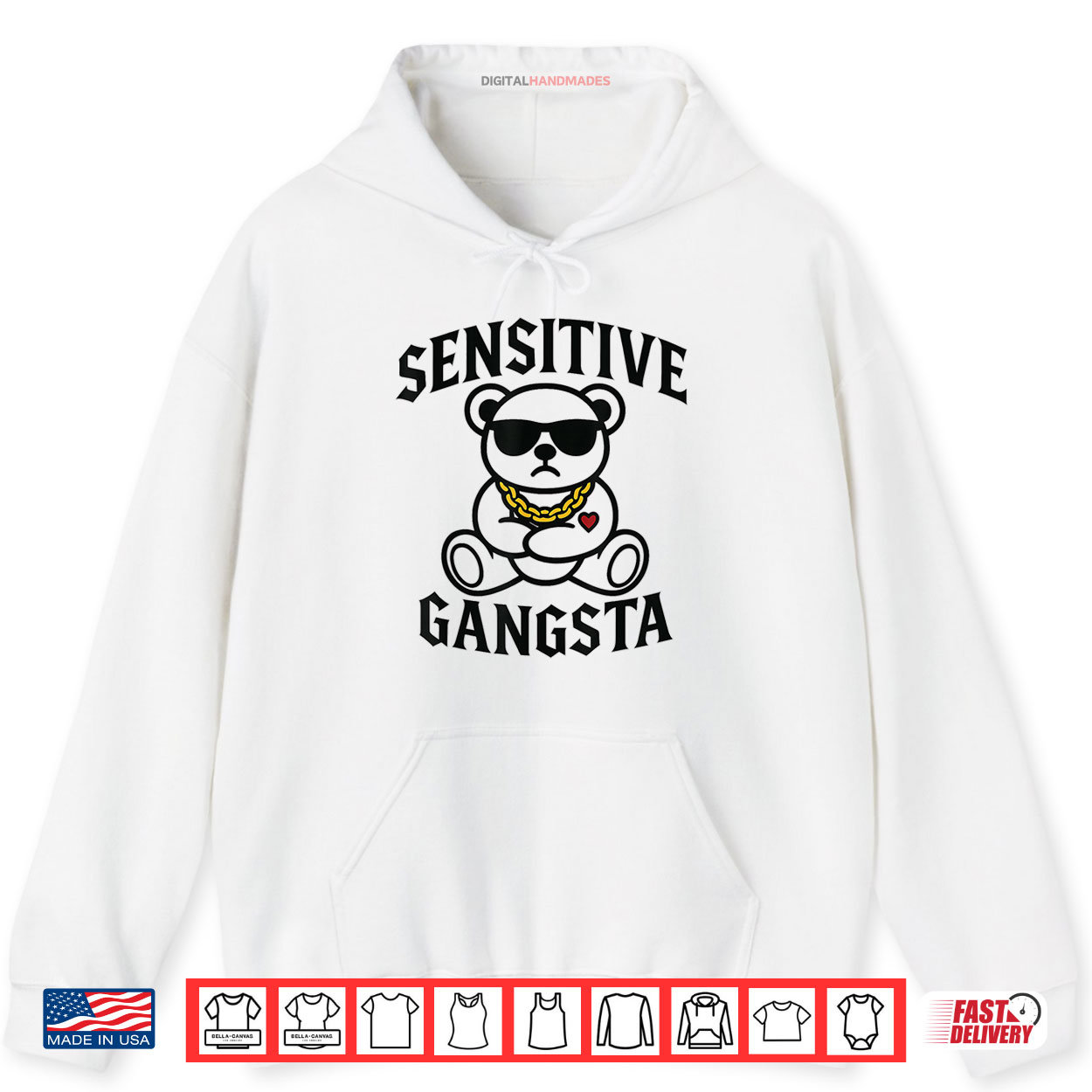 Sensitive Gangsta Teddy Bear Funny Sarcastic Meme Shirt Sensitive Gangsta Teddy Bear Funny Sarcastic Meme Shirt