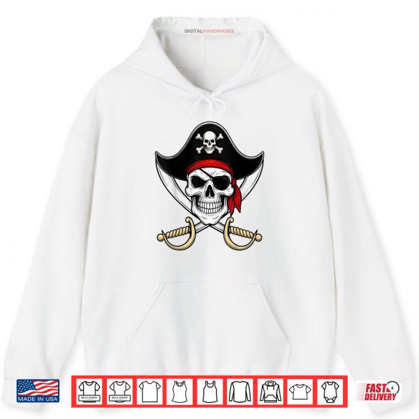 Skull Pirate Jolly Roger Flag Halloween Shirt