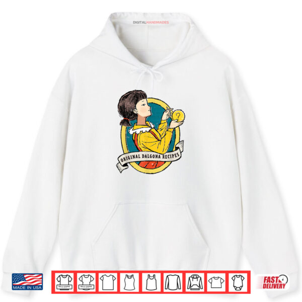 Hoodie Squid Game Season 3 Original Dalgona Recipes Young hee Retro Shirt digitalhandmades.com