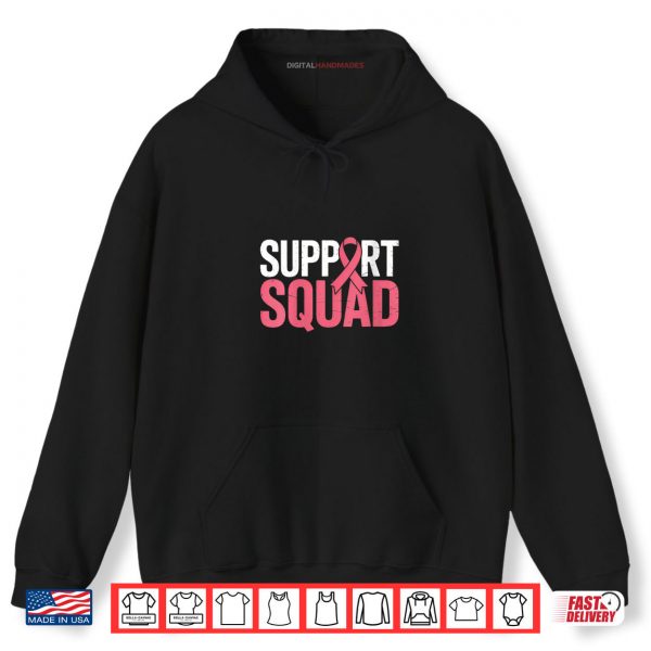 Support Squad Breast Cancer Warrior Awareness Pink Ribbon Shirt 2 Hoodie Support Squad Breast Cancer Warrior Awareness Pink Ribbon Shirt digitalhandmades.com