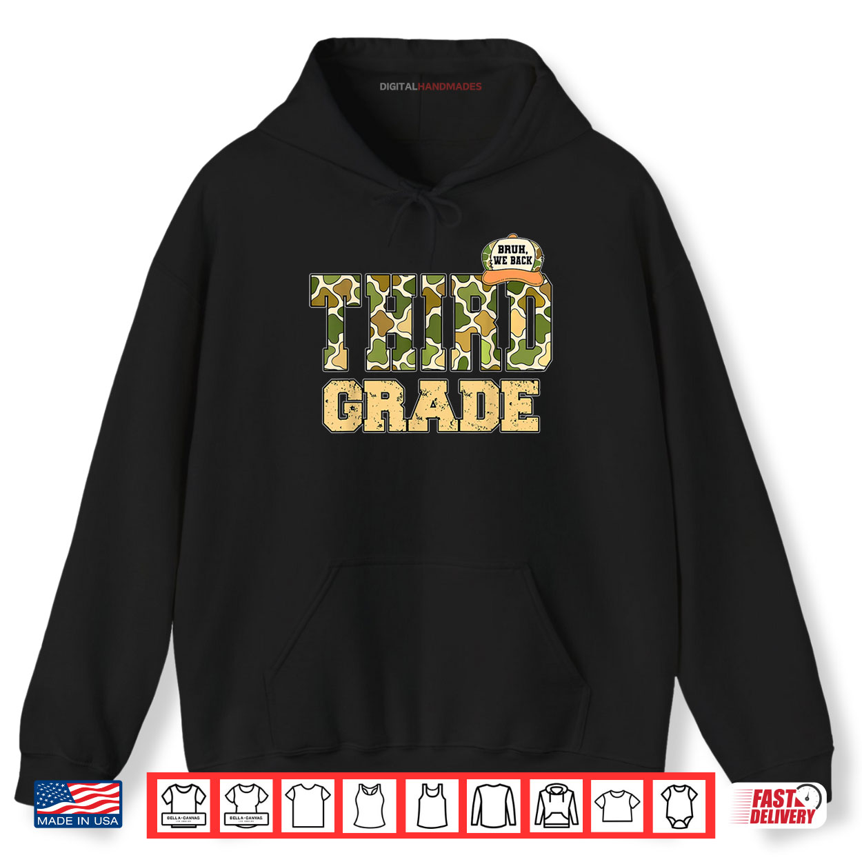Third Grade Camouflage Back To School Bruh We Back Shirt Third Grade Camouflage Back To School Bruh We Back Shirt