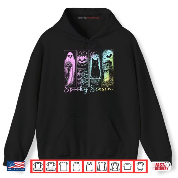 Hoodie Vintage Halloween Horror Spooky Season Shirt digitalhandmades