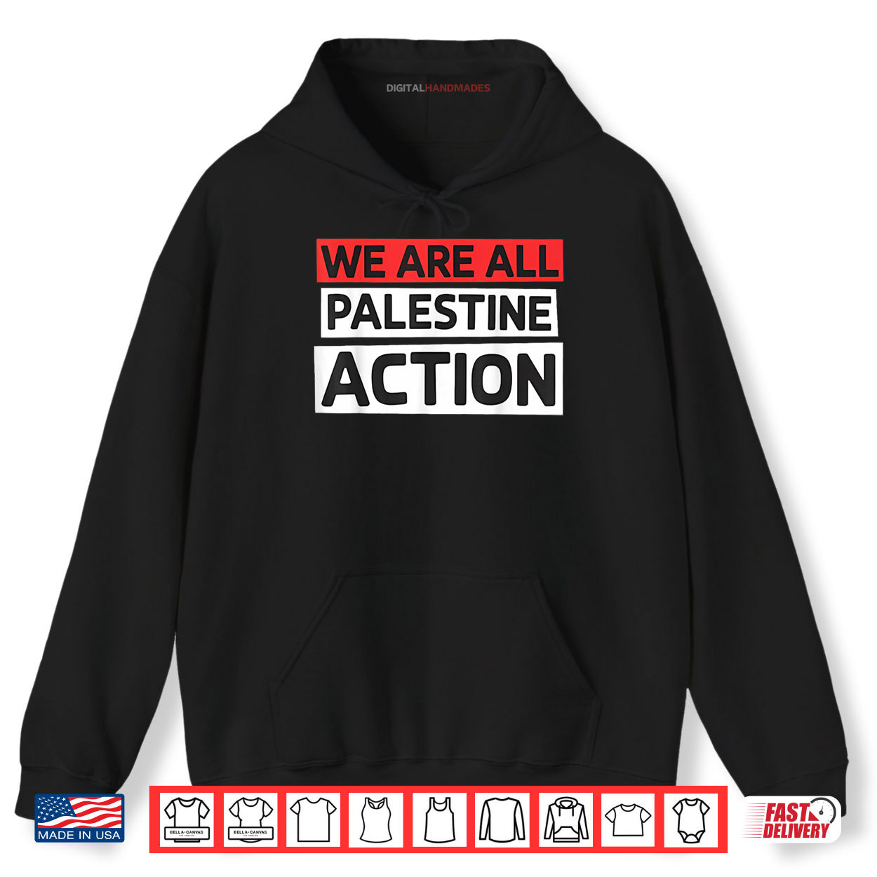 We Are All Palestine Action Support Shirt We Are All Palestine Action Support Shirt