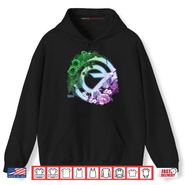 Hoodie Wicked For Good Oz Logo Floral and Vine Shirt