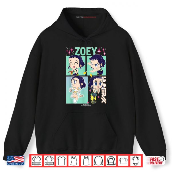 Zoey KPop Demon Hunters Cute Chibi Shirt 2 Hoodie Zoey KPop Demon Hunters Cute Chibi Shirt digitalhandmades