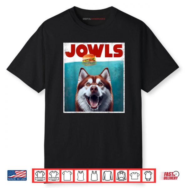 JOWWLS Red Husky Jowls Burger Shirt