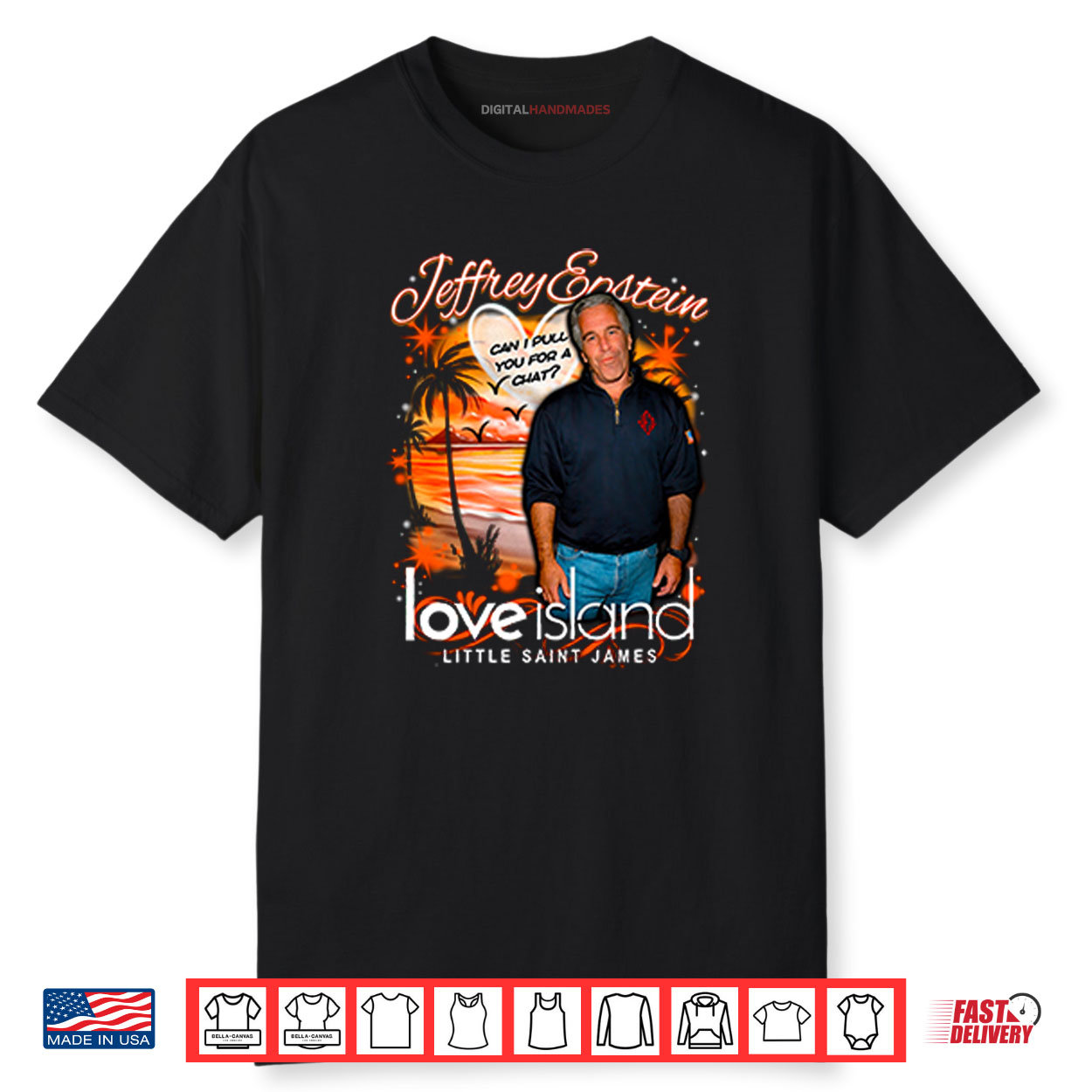 Jeffrey Epstein Love Island Little Saint James Shirt