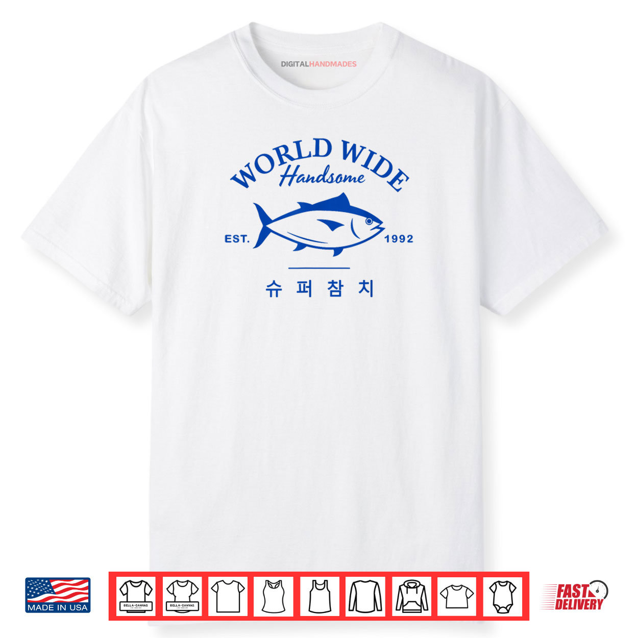 Jin Super Tuna Funny Tuna Fish Army Kpop Tour Concert Shirt Jin Super Tuna Funny Tuna Fish Army Kpop Tour Concert Shirt