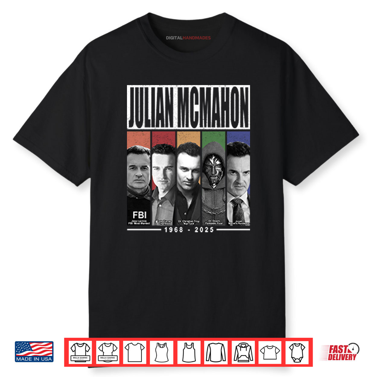 Julian Mcmahon 1968 2025 Shirt Julian Mcmahon 1968 2025 Shirt