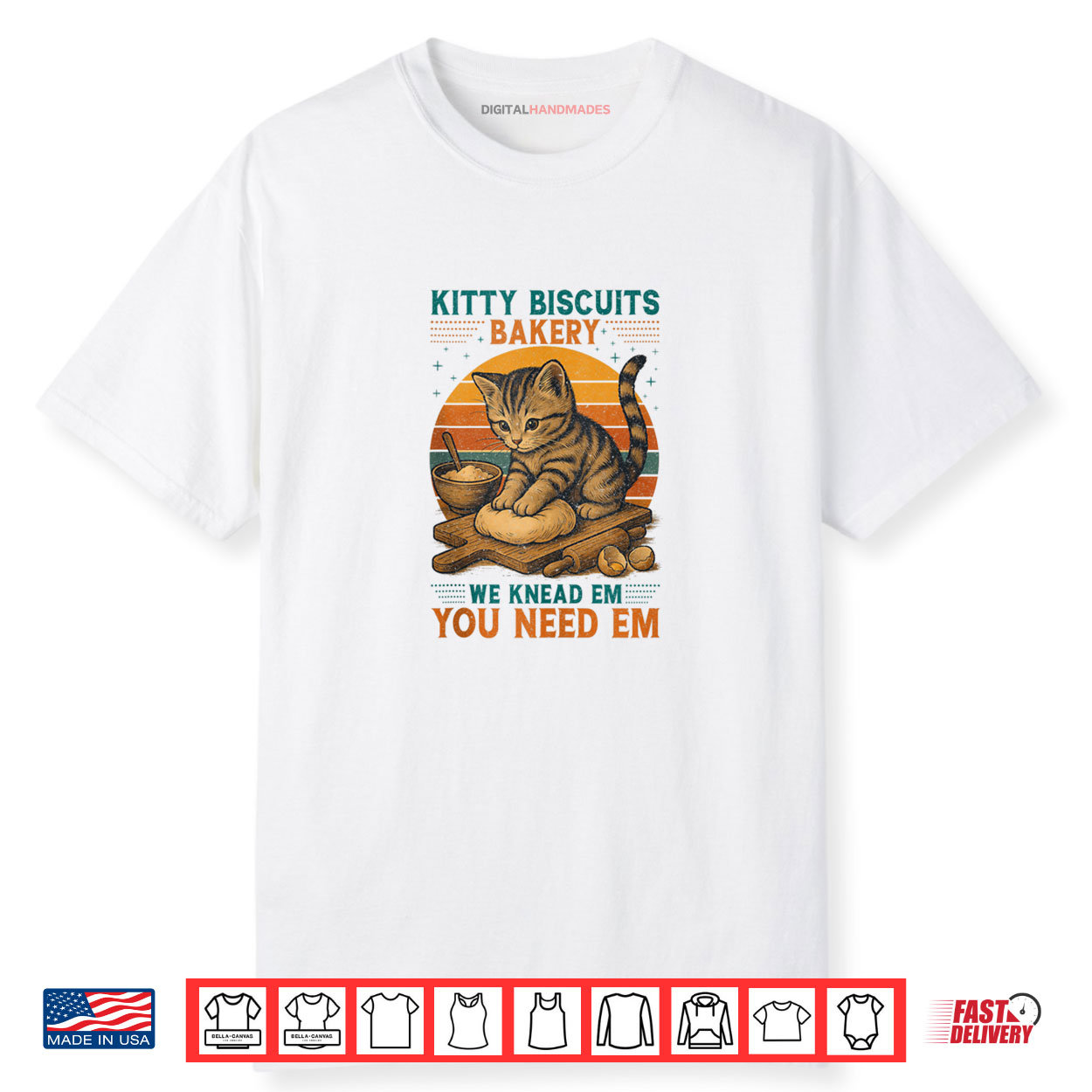 Kitty Biscuits Bakery Cat Shirt Kitty Biscuits Bakery Cat Shirt