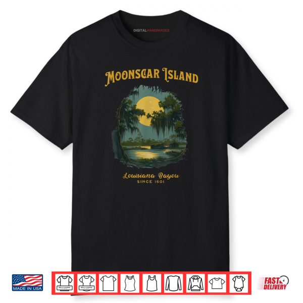 Moonscar Island Retro Halloween Zombie Island Shirt