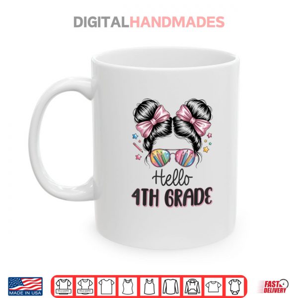 Back To School Coquette Bow Teacher Hello Fourth Grade Girls Shirt 3 Mug Back To School Coquette Bow Teacher Hello Fourth Grade Girls Shirt digitalhandmades