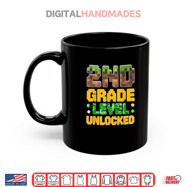 Mug Back to School 2nd Grade Boys Gamer First Day Second Grade Shirt digitalhandmades.com