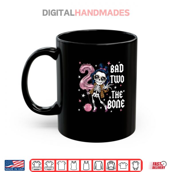 Mug Bad Two The Bone Party Decorations 2nd Birthday Shirt