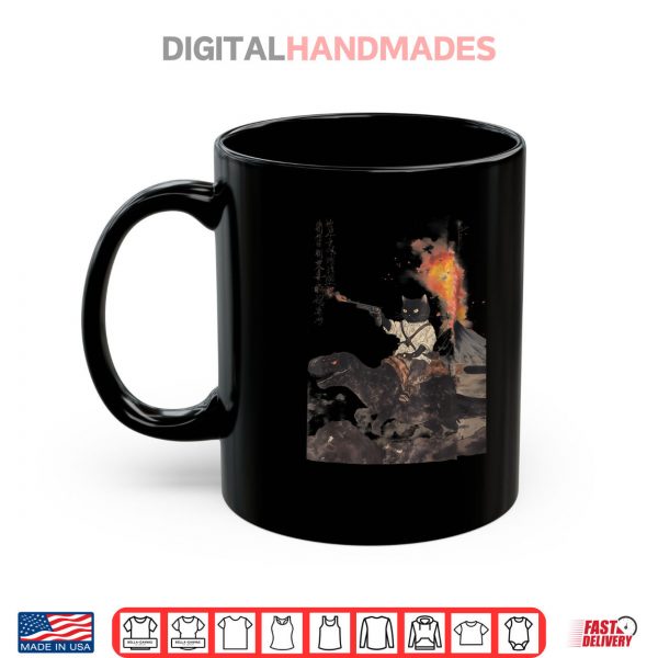 Calligraphy Cat Dinosaur Volcanic Eruption Art Print Shirt 3 Mug Calligraphy Cat Dinosaur Volcanic Eruption Art Print Shirt digitalhandmades