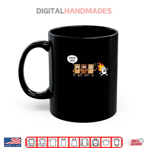 Camping S'mores Group Hug Cute Marshmallow Chocolate Shirt 3 Mug Camping Smores Group Hug Cute Marshmallow Chocolate Shirt digitalhandmades.com
