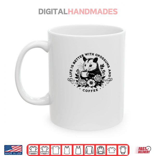 Cute Possum Coffee Lover Shirt 3 Mug Cute Possum Coffee Lover Shirt