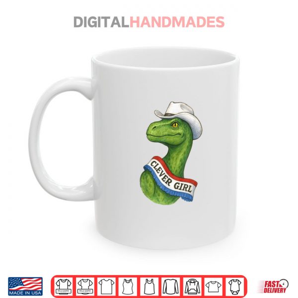 Mug Dinosaur Sash Clever Girl Country Cowgirl Texas Concert Shirt digitalhandmades