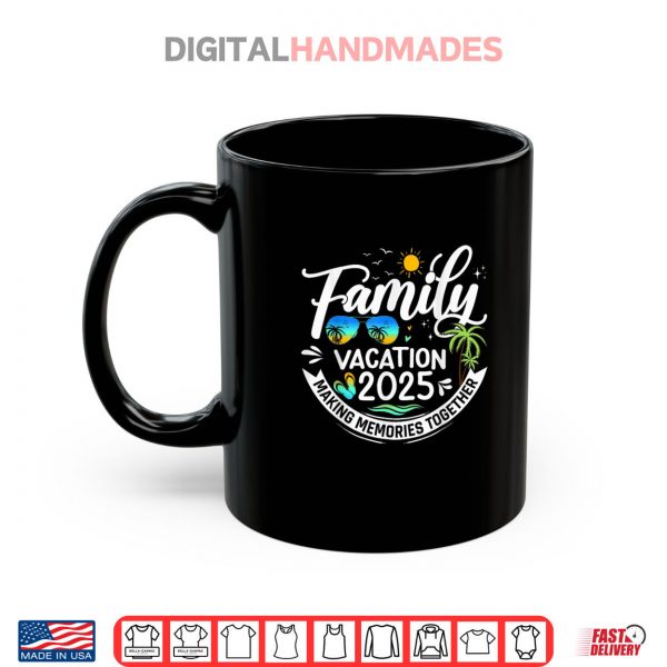 Mug Family Vacation 2025 Beach Matching Family Summer Vacation Shirt digitalhandmades.com