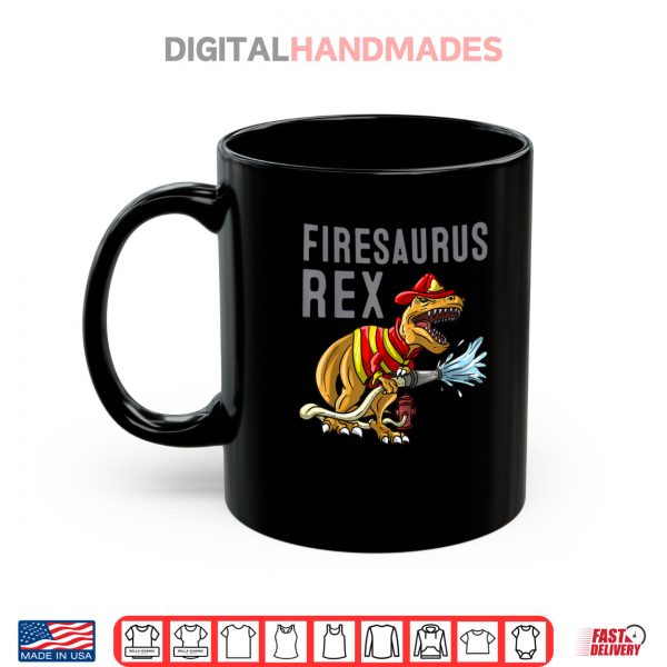 Mug Firefighter Art For Kids Toddlers Fireman Firefighter Shirt