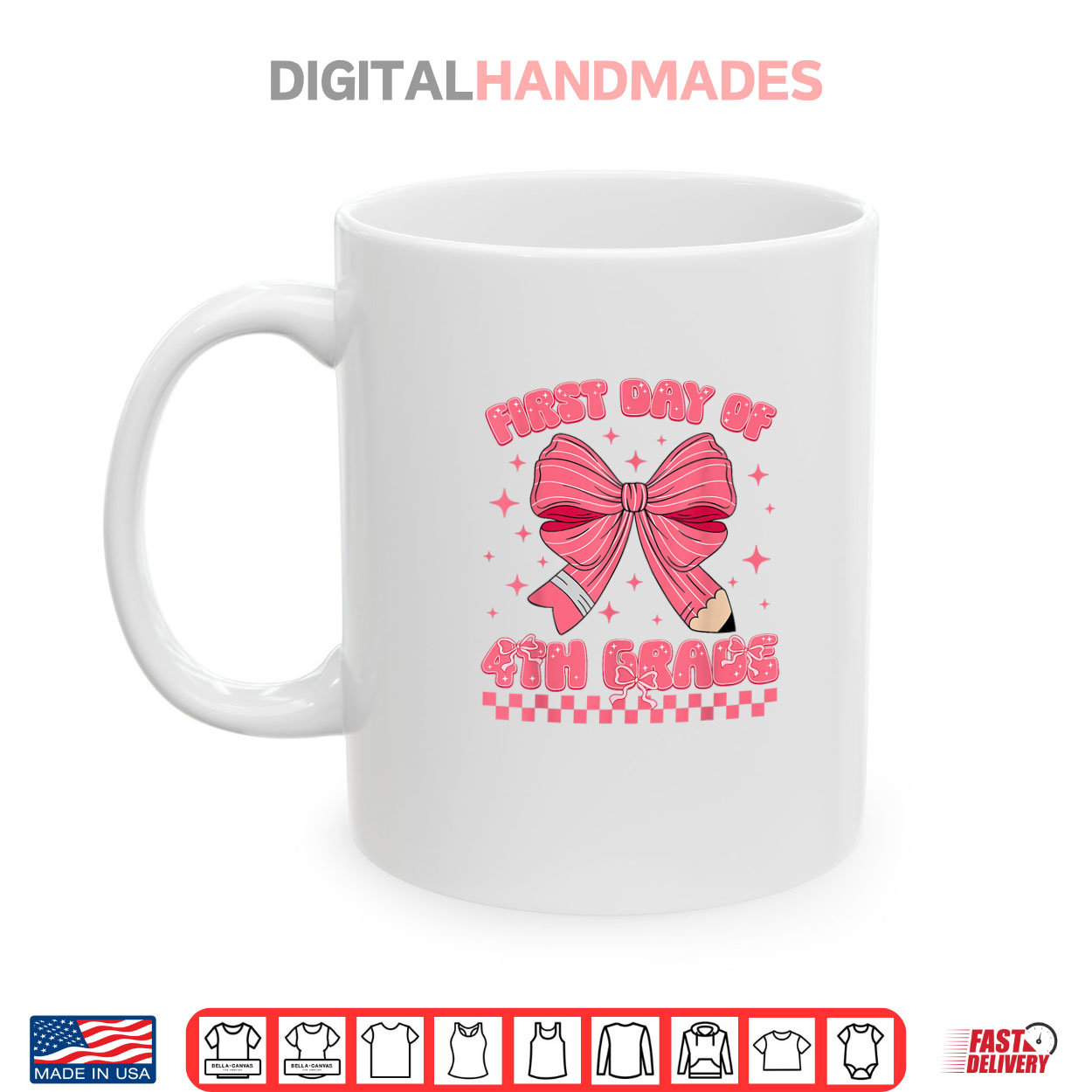 First Day Of Fourth Grade Coquette Back To School Girls Kids Shirt First Day Of Fourth Grade Coquette Back To School Girls Kids Shirt