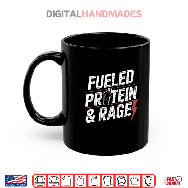 Mug Fueled by Protein Rage Shirt digitalhandmades
