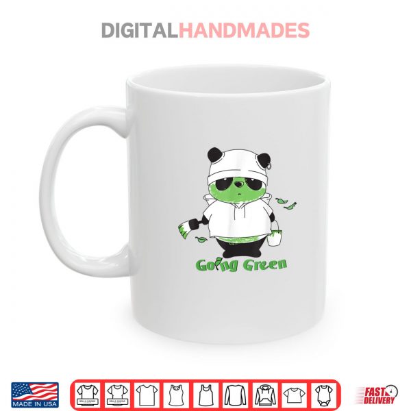 Going Green Panda Shirt 3 Mug Going Green Panda Shirt digitalhandmades