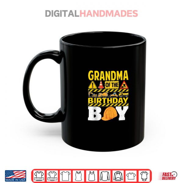 Grandma Of The Birthday Boy Construction Worker Birthday Shirt 3 Mug Grandma Of The Birthday Boy Construction Worker Birthday Shirt digitalhandmades.com