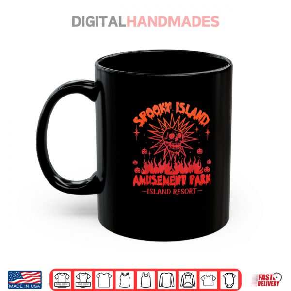 Mug Halloween Spooky Island Est 2002 Amusement Park Skull Shirt digitalhandmades