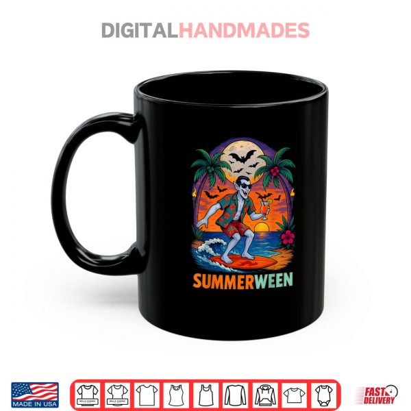 Mug Halloween Summer Ween Dracula Costume Beach Party Halloween Shirt digitalhandmades