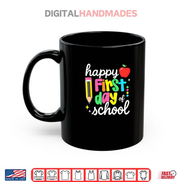 Happy First Day Of School Coquette Bow Teachers Shirt 3 Mug Happy First Day Of School Coquette Bow Teachers Shirt digitalhandmades