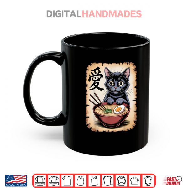 Japanese Kawaii Anime Cat Funny Cat Eating Ramen Shirt 3 Mug Japanese Kawaii Anime Cat Funny Cat Eating Ramen Shirt digitalhandmades