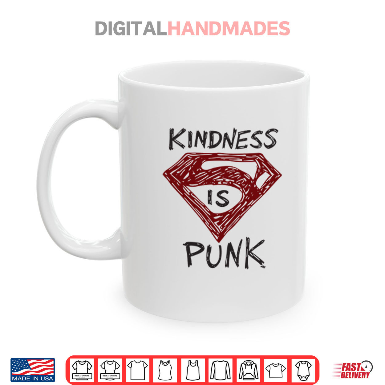 Kindness Is Punk Superman Shirt Kindness Is Punk Superman Shirt