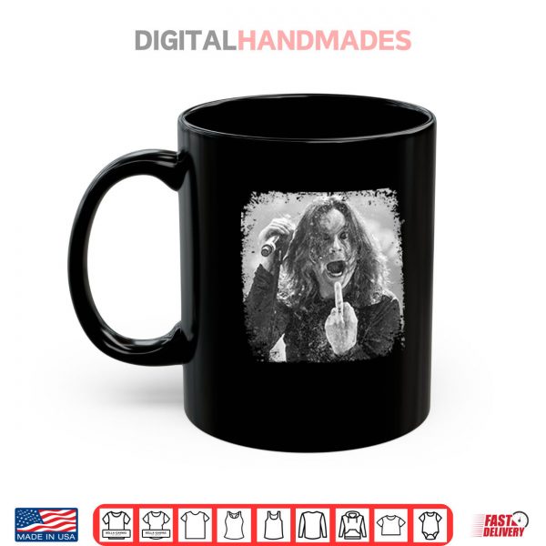 Mug Ozzy Osbourne Middle Finger Shirt