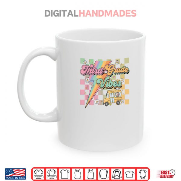 Mug Retro Third Grade Vibes Back To School Shirt digitalhandmades