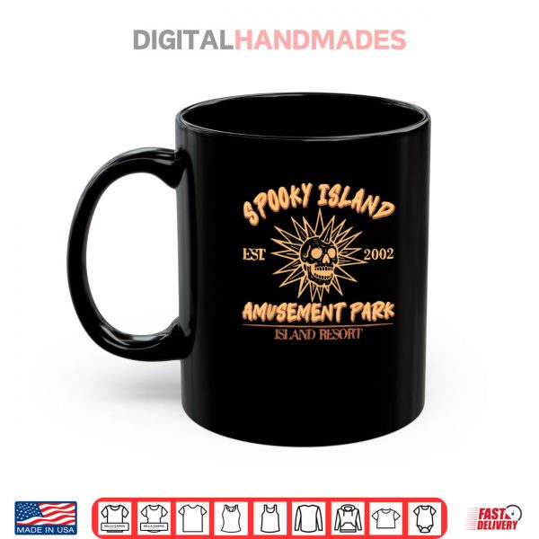 Mug Spooky Island Est 2002 Amusement Park Skull Halloween Funny Shirt digitalhandmades