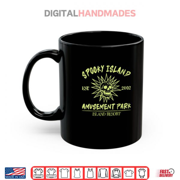 Mug Spooky Island Est 2002 Amusement Park Skull Halloween Shirt digitalhandmades