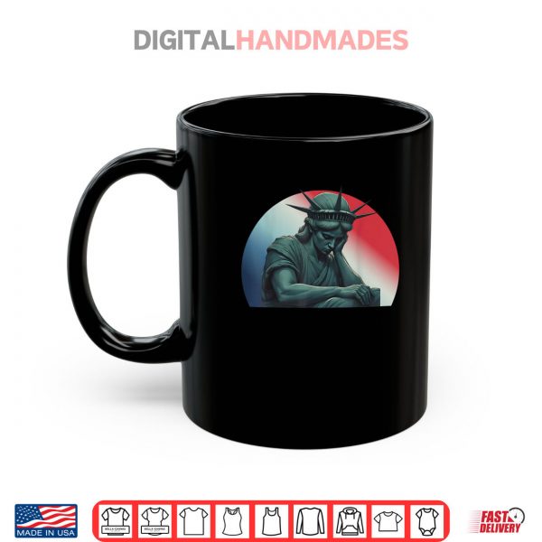 Statue of Liberty Head in Hands Shameful America Protest Shirt 3 Mug Statue of Liberty Head in Hands Shameful America Protest Shirt digitalhandmades