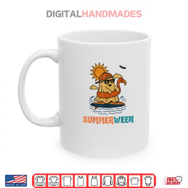 Mug Summerween Spooky Summer Halloween Vintage Funny Summerween Shirt digitalhandmades