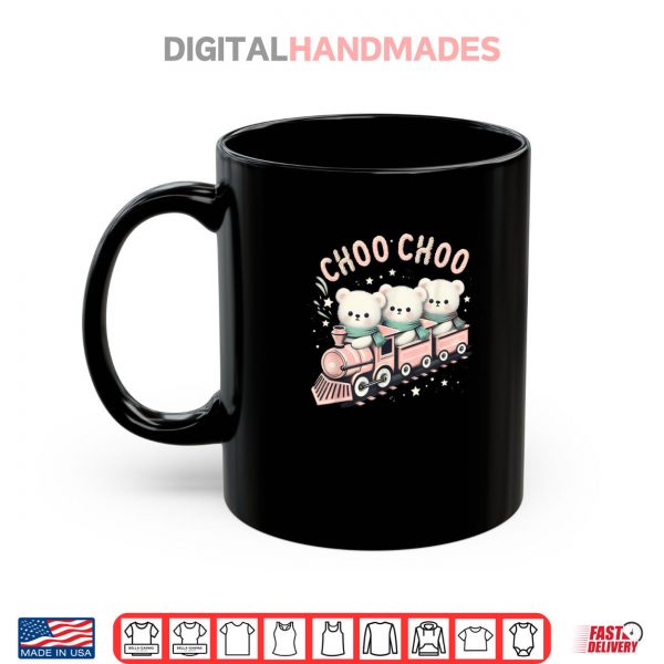 Mug Teddy Bears And Choo Choo Train Kids K Pop Coquette Matching Shirt digitalhandmades.com