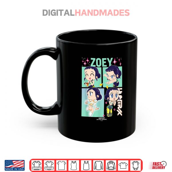 Zoey KPop Demon Hunters Cute Chibi Shirt 3 Mug Zoey KPop Demon Hunters Cute Chibi Shirt digitalhandmades