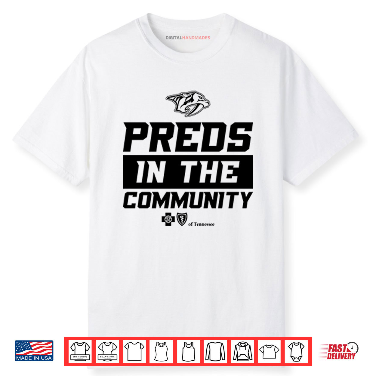 Nashville Predators Preds In the Community Of Tennessee Shirt