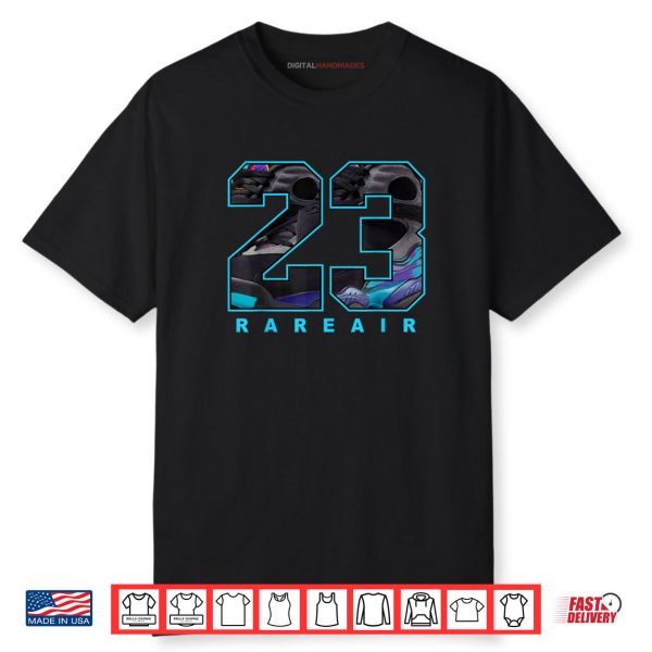 Number 23 8 Aqua Matching Tee Color Match Graphic Shirt 1