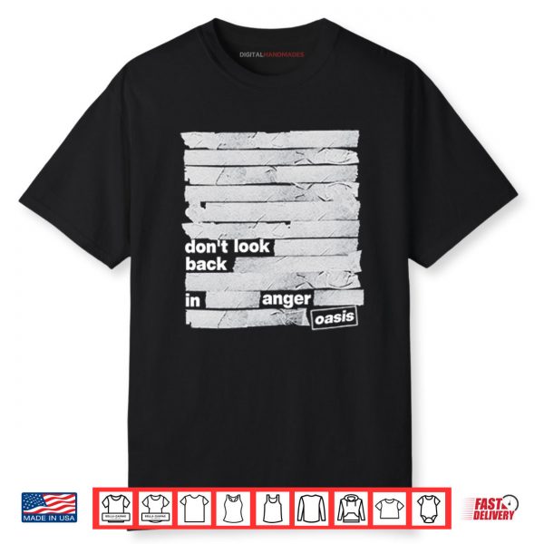Oasis Live ’25 World Tour Don’t Look Back In Anger Shirt