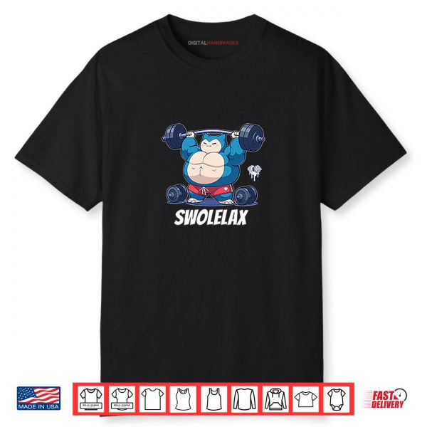 Pokemon Snorlax Swolelax Parody Gym Lover Shirt