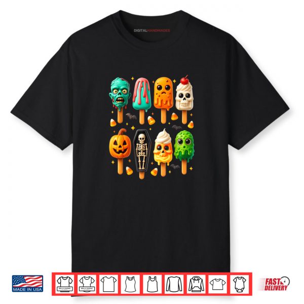 Popsicle Summer Spooky Halloween Ice Cream Shirt