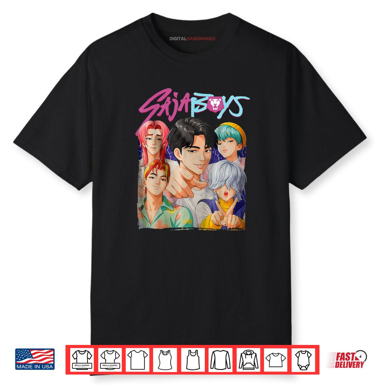 Saja Boys Bootleg Style Officially Licensed Shirt